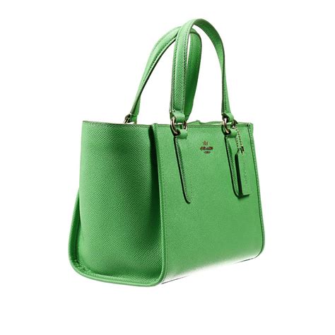 green coach purse